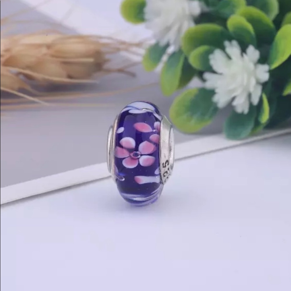 925 Silver Lampwork European Bracelet Charm